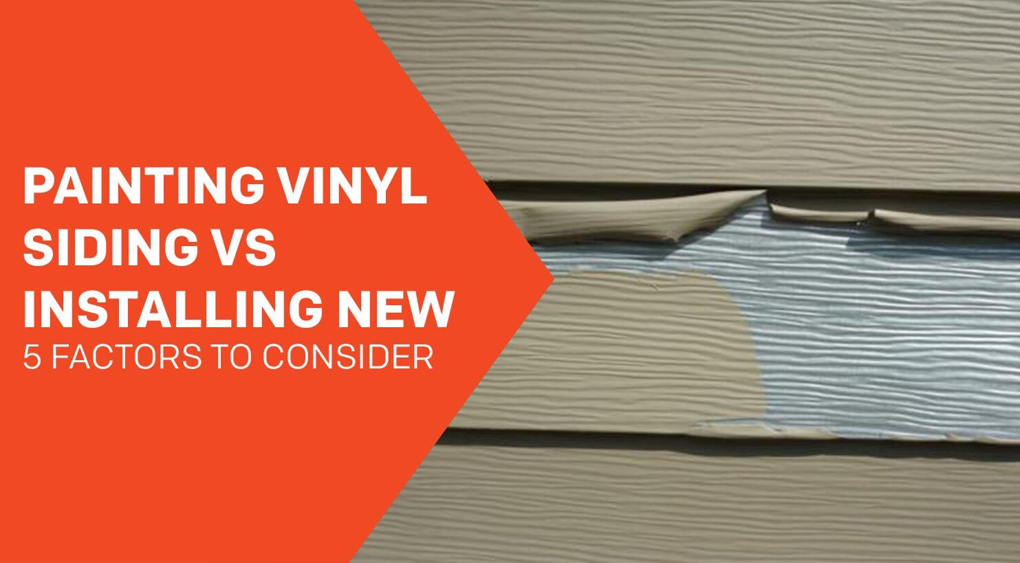 can you paint over vinyl siding on a house